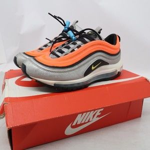 Nike Air Max 97 Orange Silver Sneaker CW6012-001 Size 6.5Y